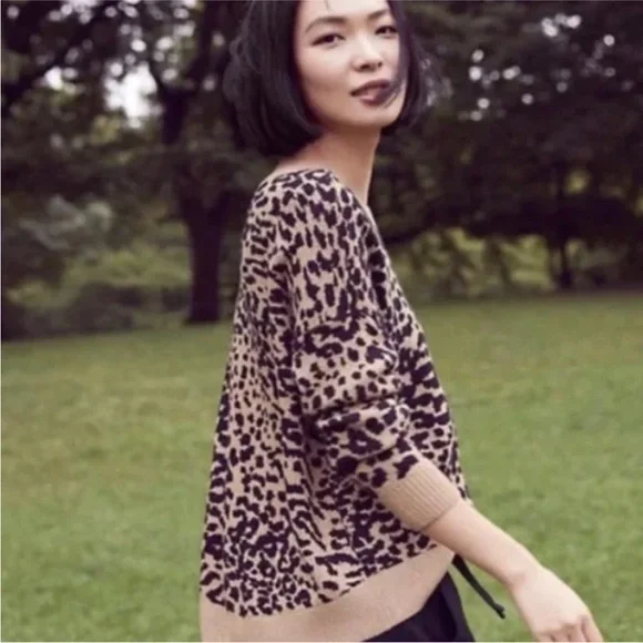 Loft Leopard Sweater - Picture 1 of 4